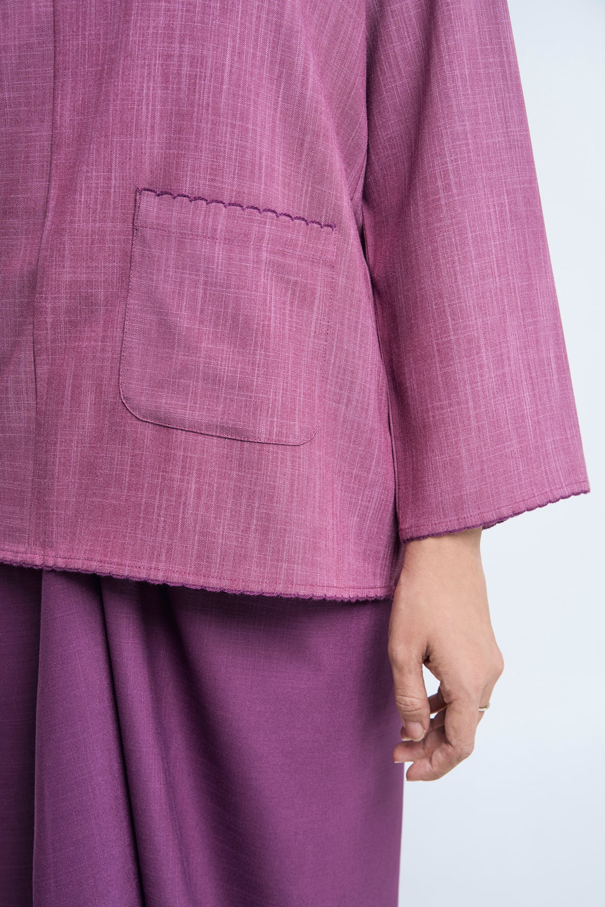 Kemudi Women Baju Kurung Kedah - Mulberry Pink