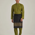 Patawali Baju Melayu Cekak Musang Olive Green