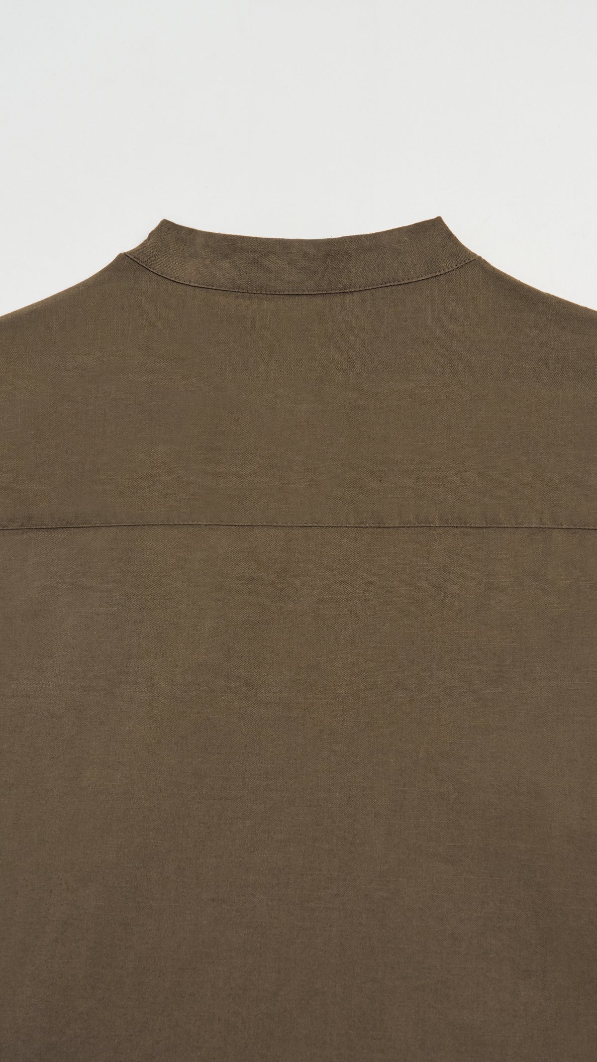 Kuadra Loose Fit Men Top Quarter Sleeve - Burnt Olive