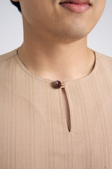 Lembar Modern Fit Long Sleeves Top - Beige