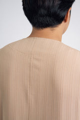 Lembar Modern Fit Long Sleeves Top - Beige