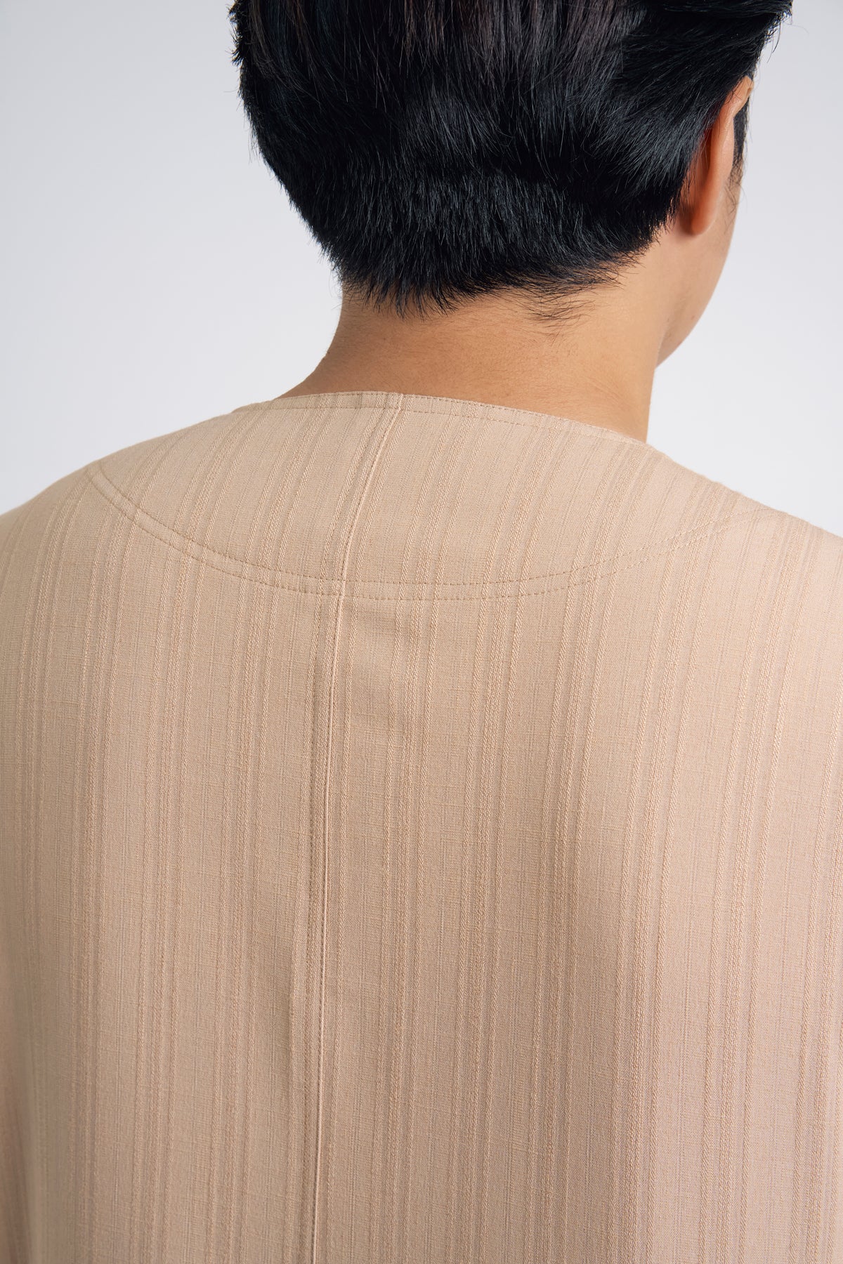 Lembar Modern Fit Long Sleeves Top - Beige