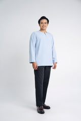 Lembar Modern Fit Long Sleeves Top - Light Blue