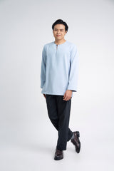 Lembar Modern Fit Long Sleeves Top - Light Blue