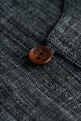 Lembar Modern Fit Long Sleeves Top - Charcoal