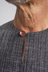 Lembar Modern Fit Long Sleeves Top - Charcoal