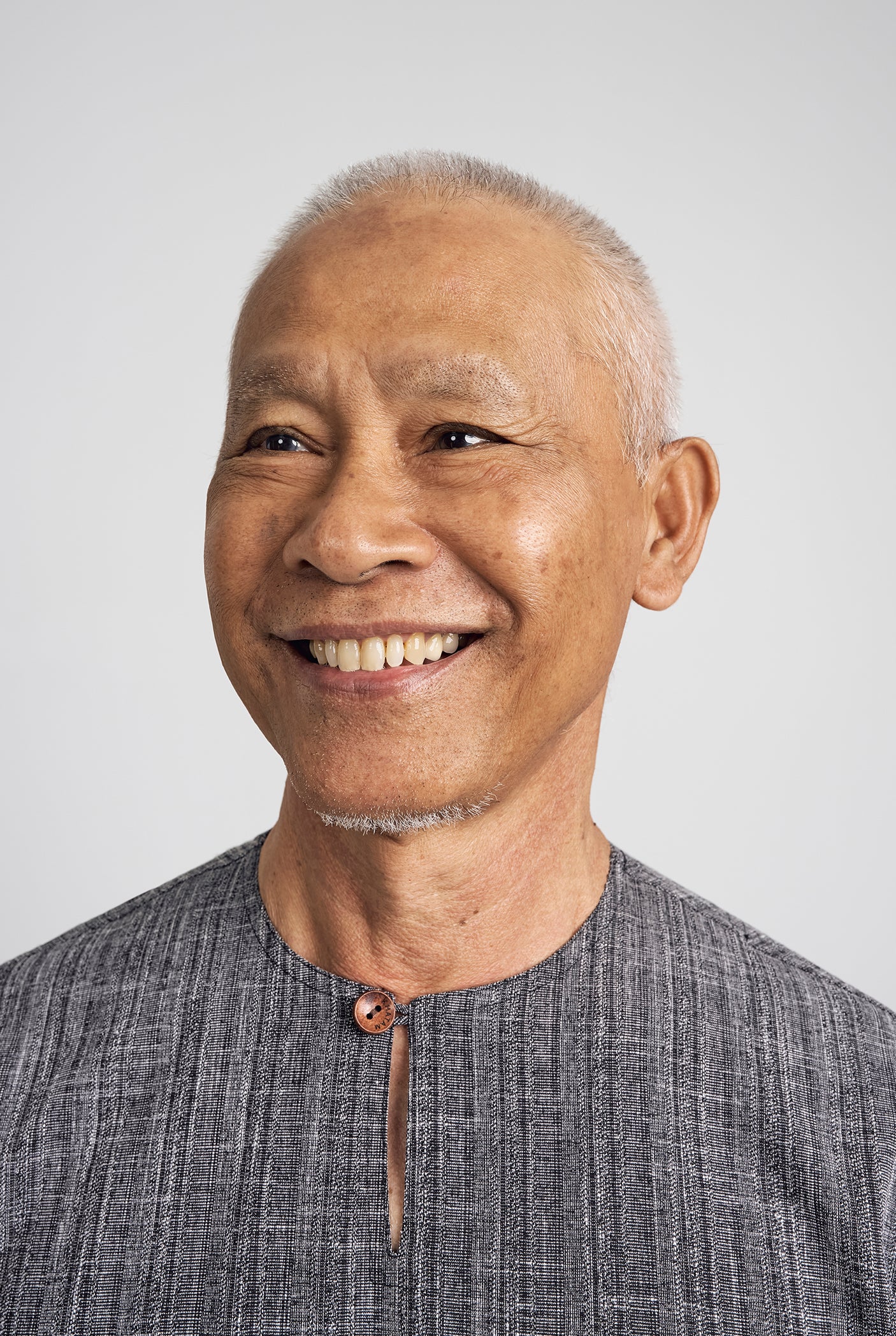 Lembar Modern Fit Long Sleeves Top - Charcoal