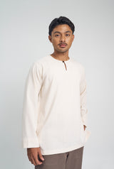 Lembar Modern Fit Long Sleeves Top - Cream