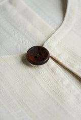 Lembar Modern Fit Long Sleeves Top - Cream