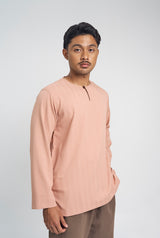 Lembar Modern Fit Long Sleeves Top - Apricot