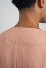 Lembar Modern Fit Long Sleeves Top - Apricot