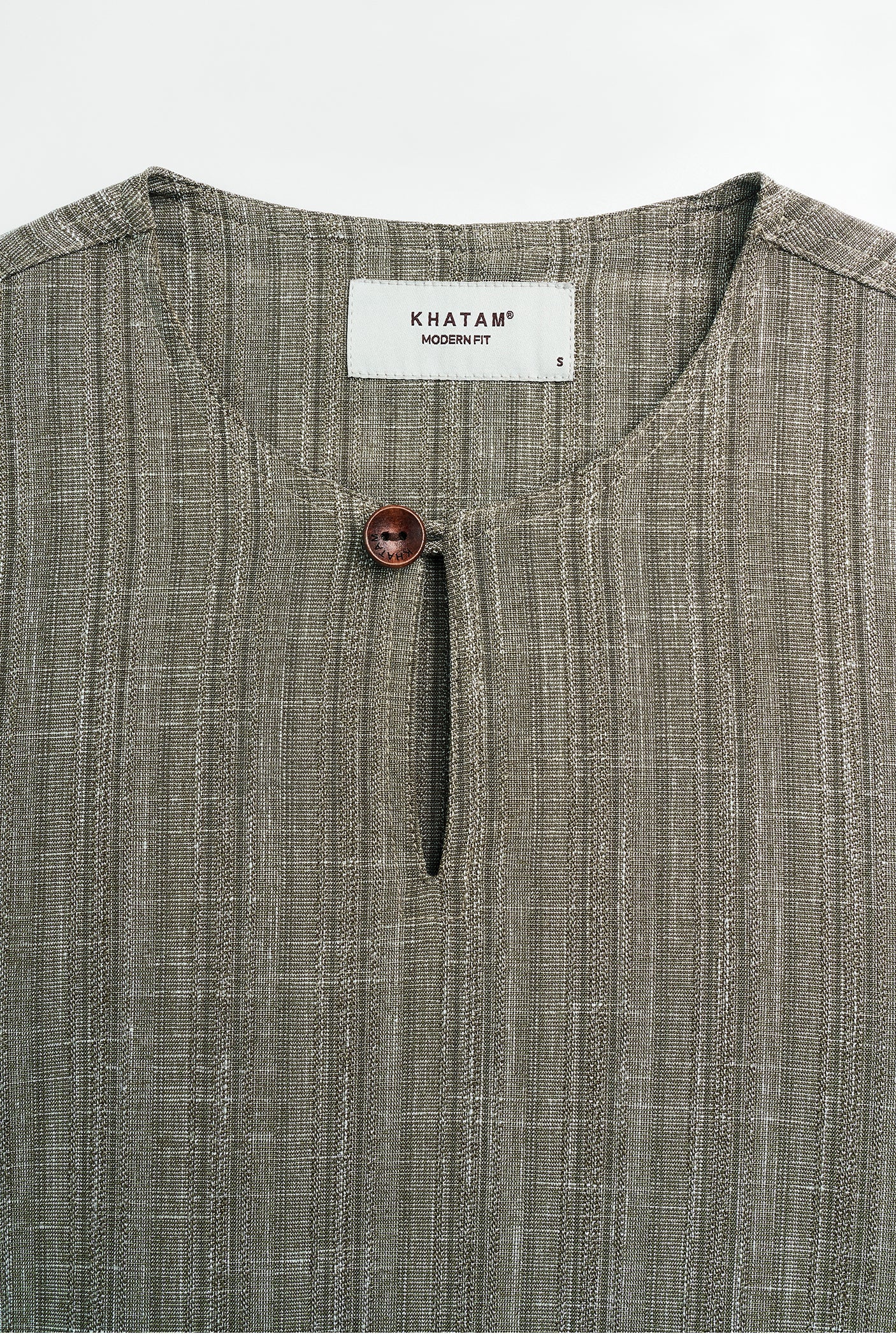 Lembar Modern Fit Long Sleeves Top - Seaweed Green