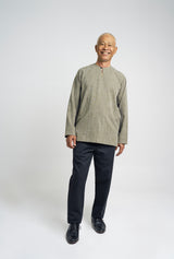 Lembar Modern Fit Long Sleeves Top - Seaweed Green