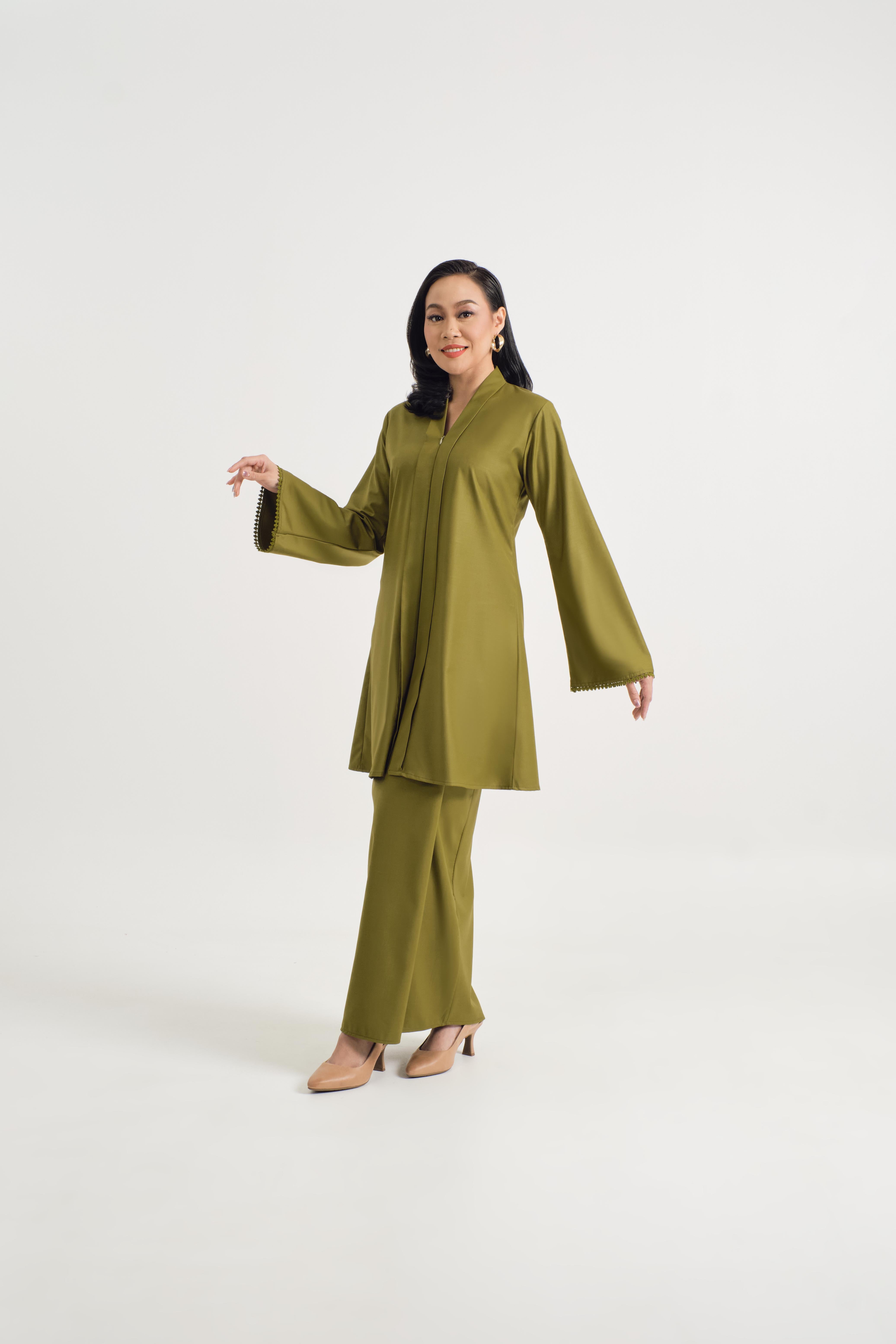 Patawali Baju Kebaya - Olive Green