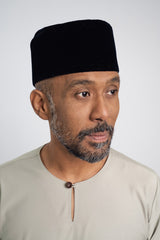 Patawali Modern Fit Baju Melayu Teluk Belanga - Light Taupe