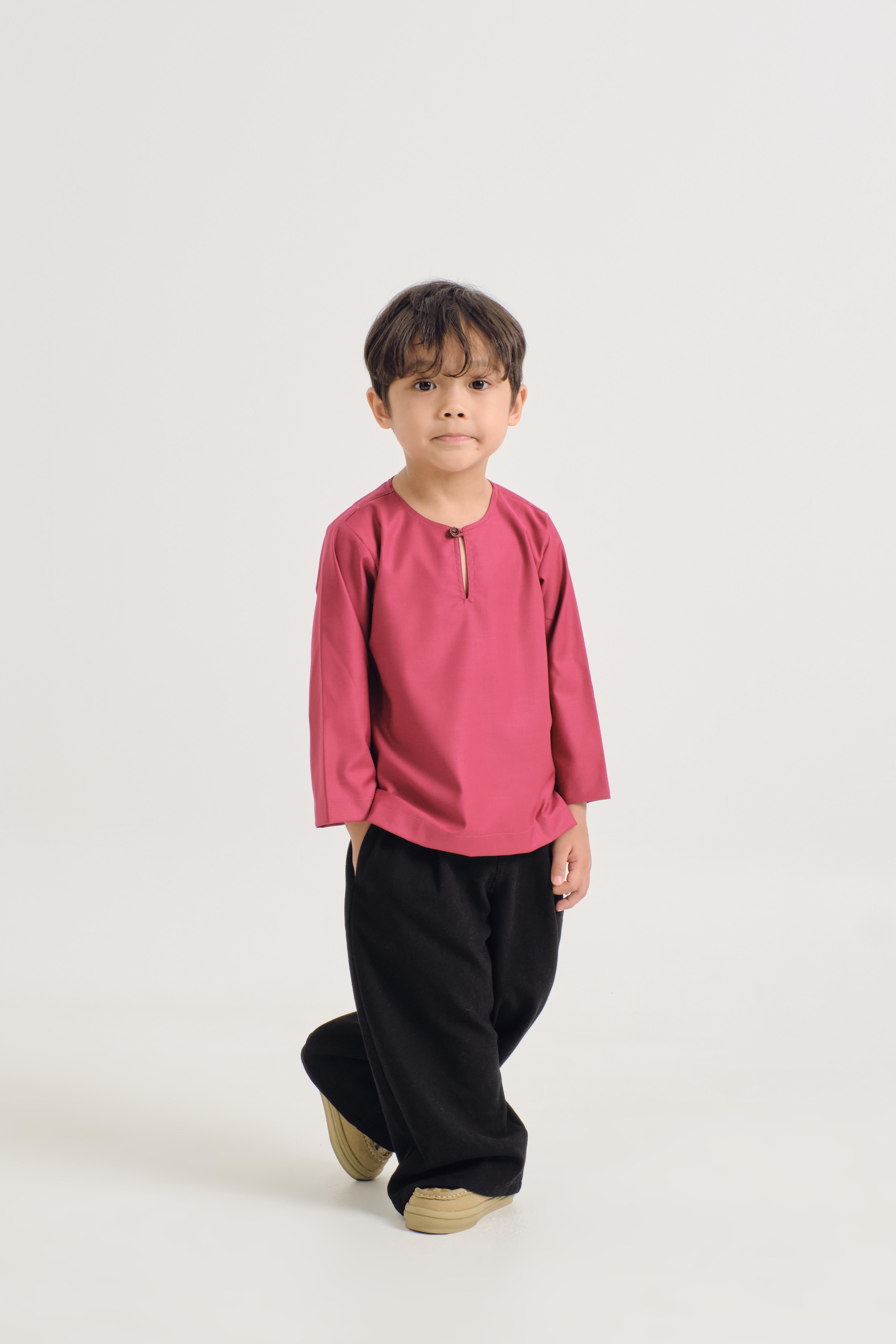 Patawali Boys Top - Magenta Pink