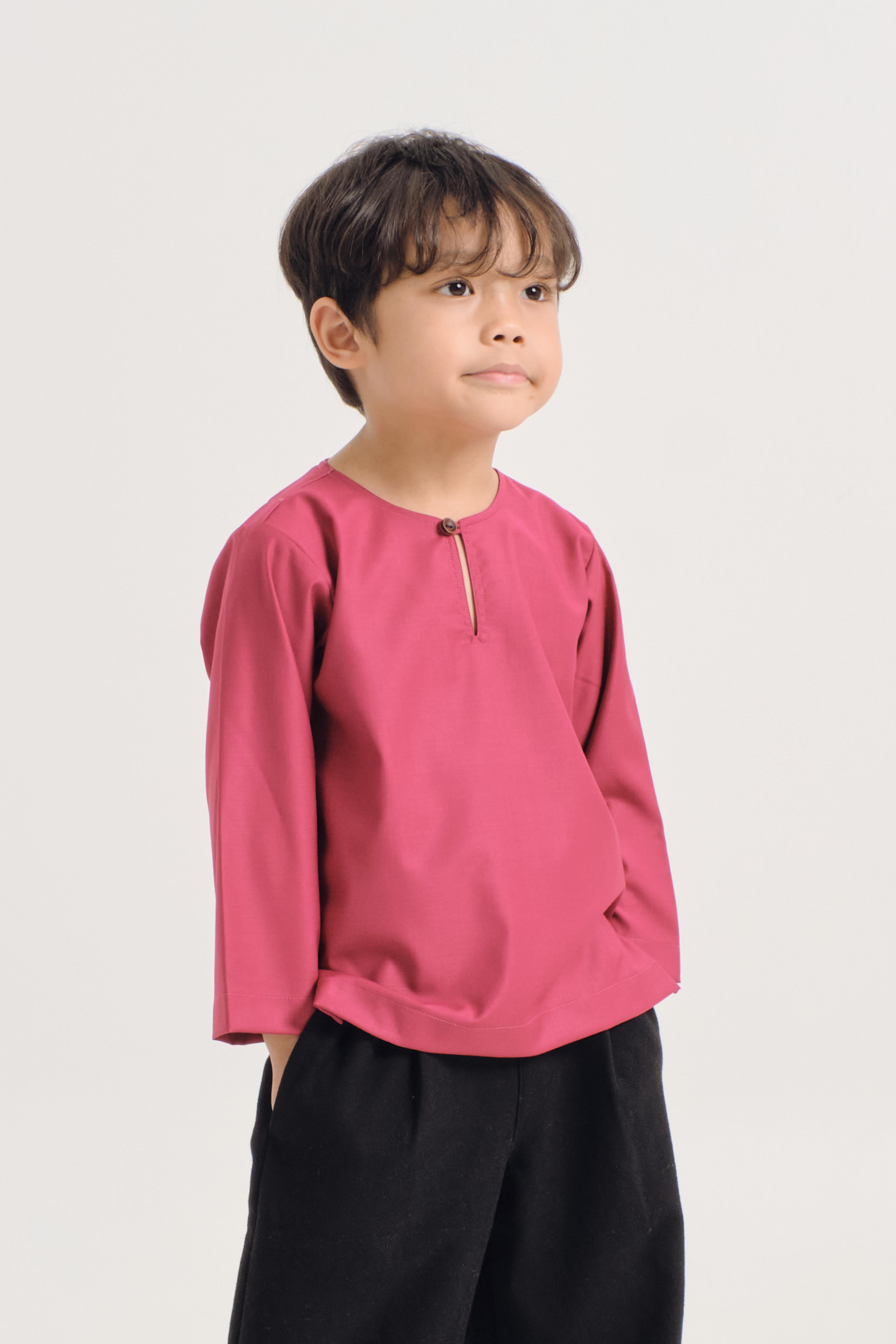 Patawali Boys Top - Magenta Pink