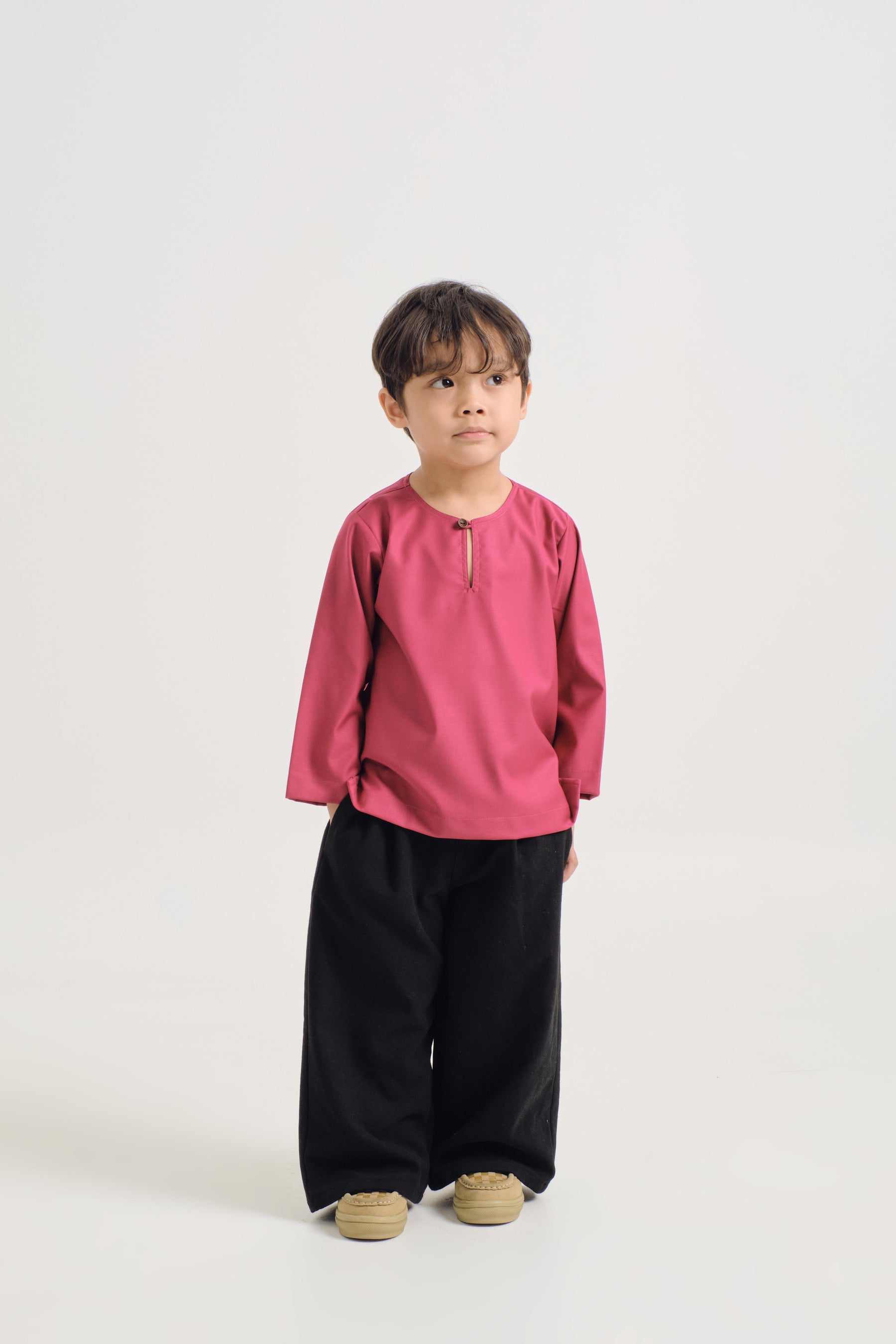Patawali Boys Top - Magenta Pink