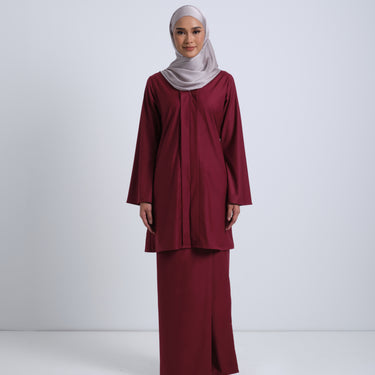 Patawali Baju Kebaya - Mahogany Red