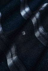 Samping Lajur Cengkih - Perak Biru