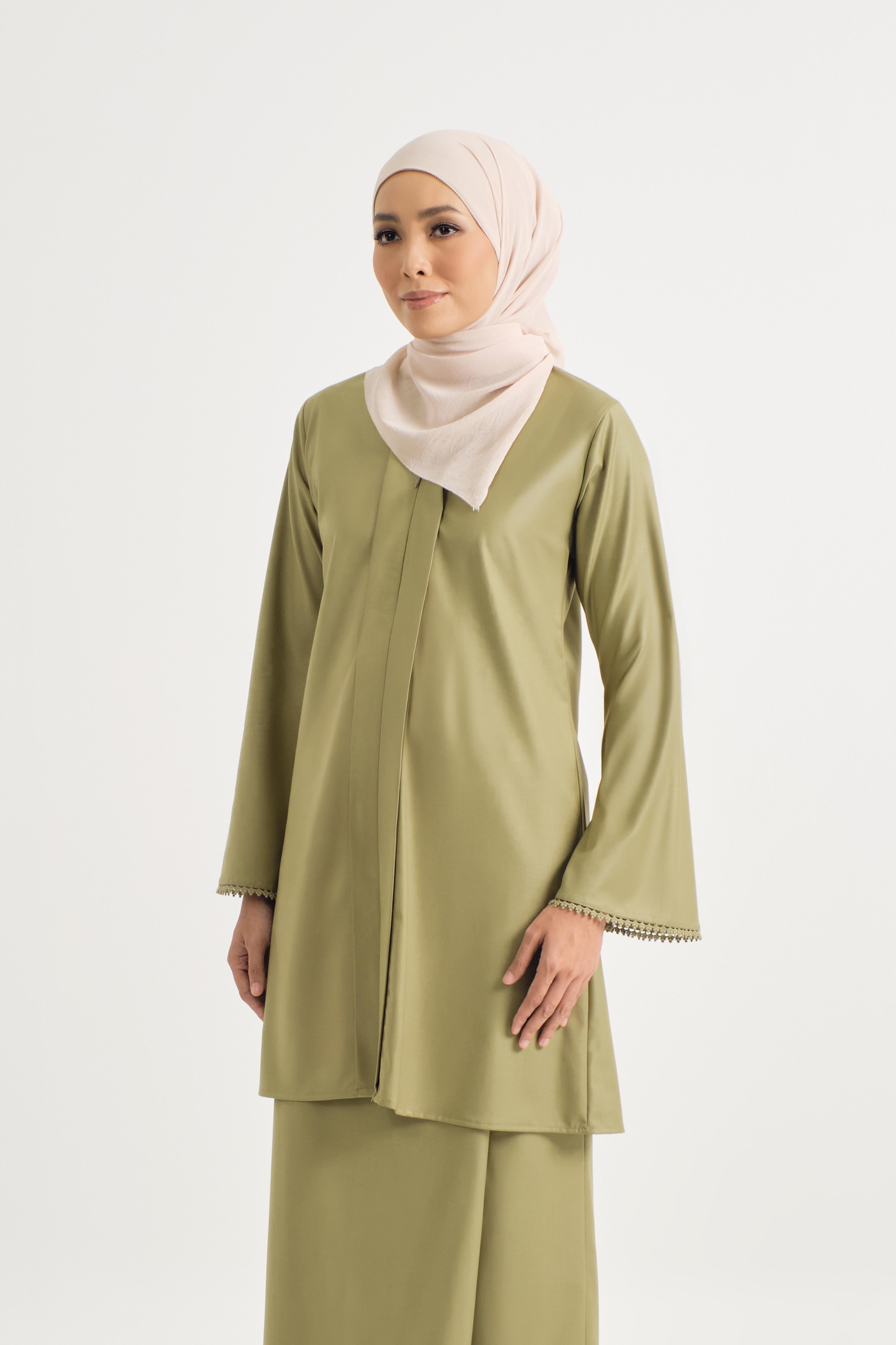 Patawali Baju Kebaya - Moss Green