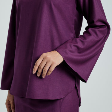 Patawali Baju Kurung - Mulberry