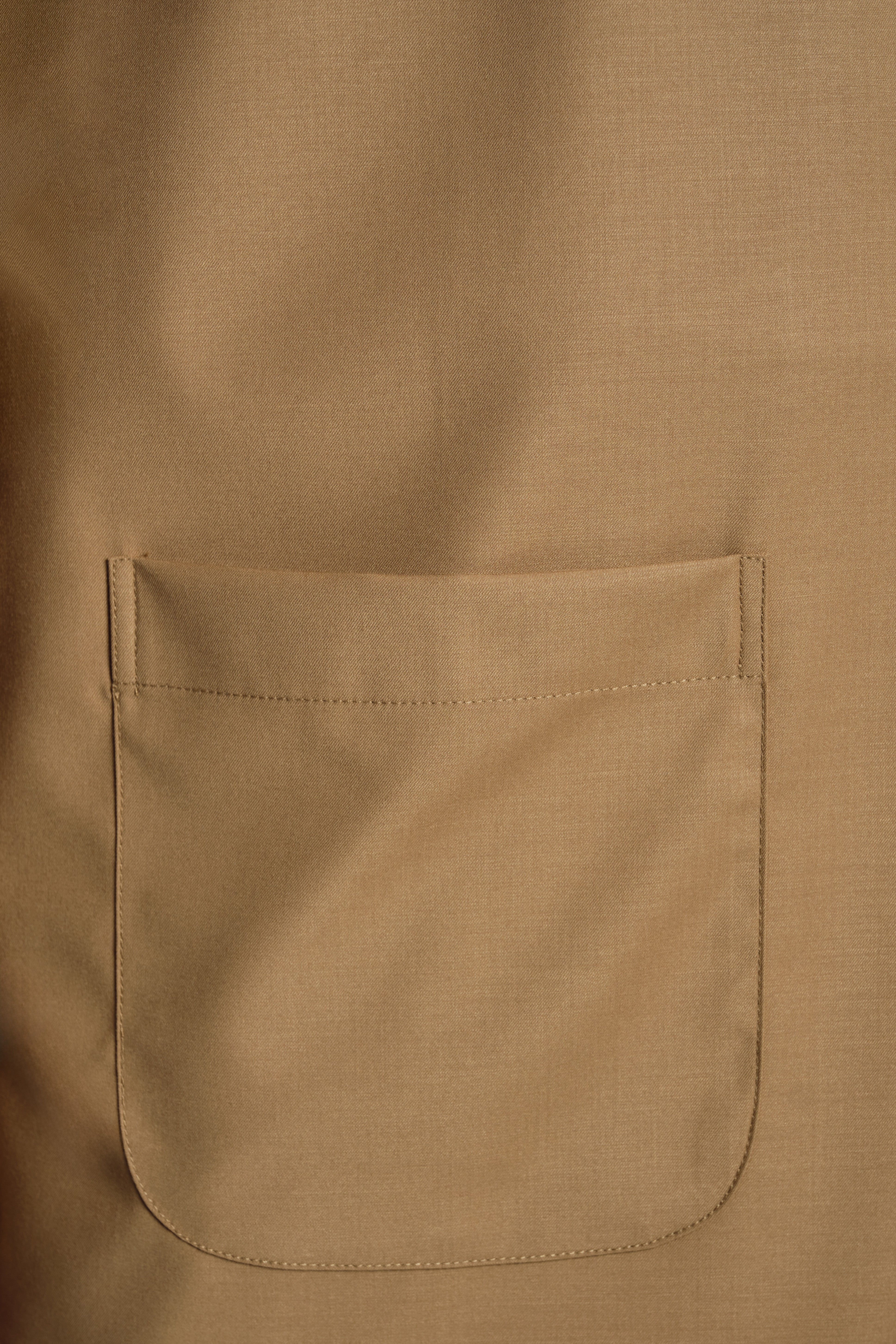 Patawali Modern Fit Baju Melayu Teluk Belanga - Mustard Brown