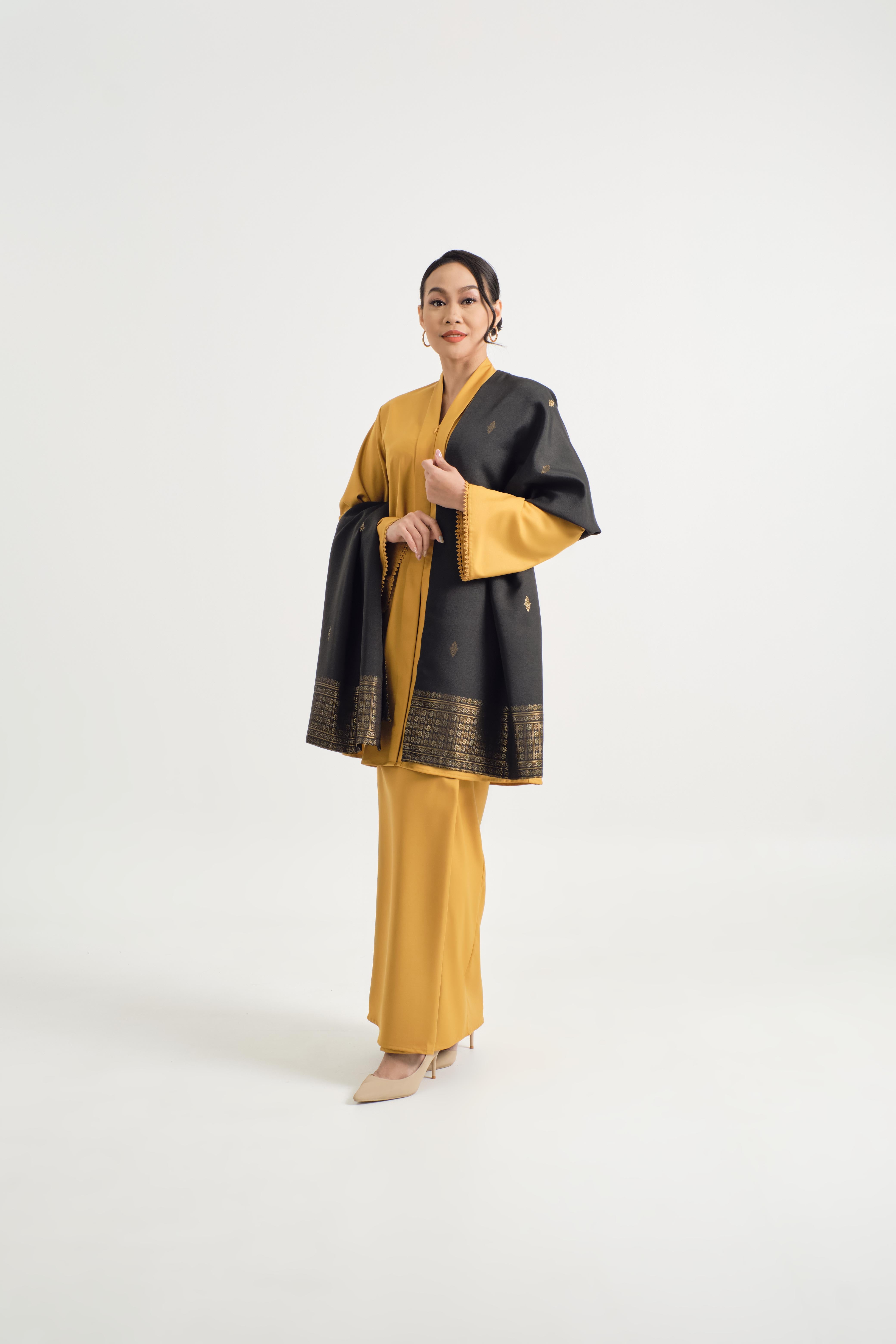 Patawali Baju Kebaya - Mustard Yellow