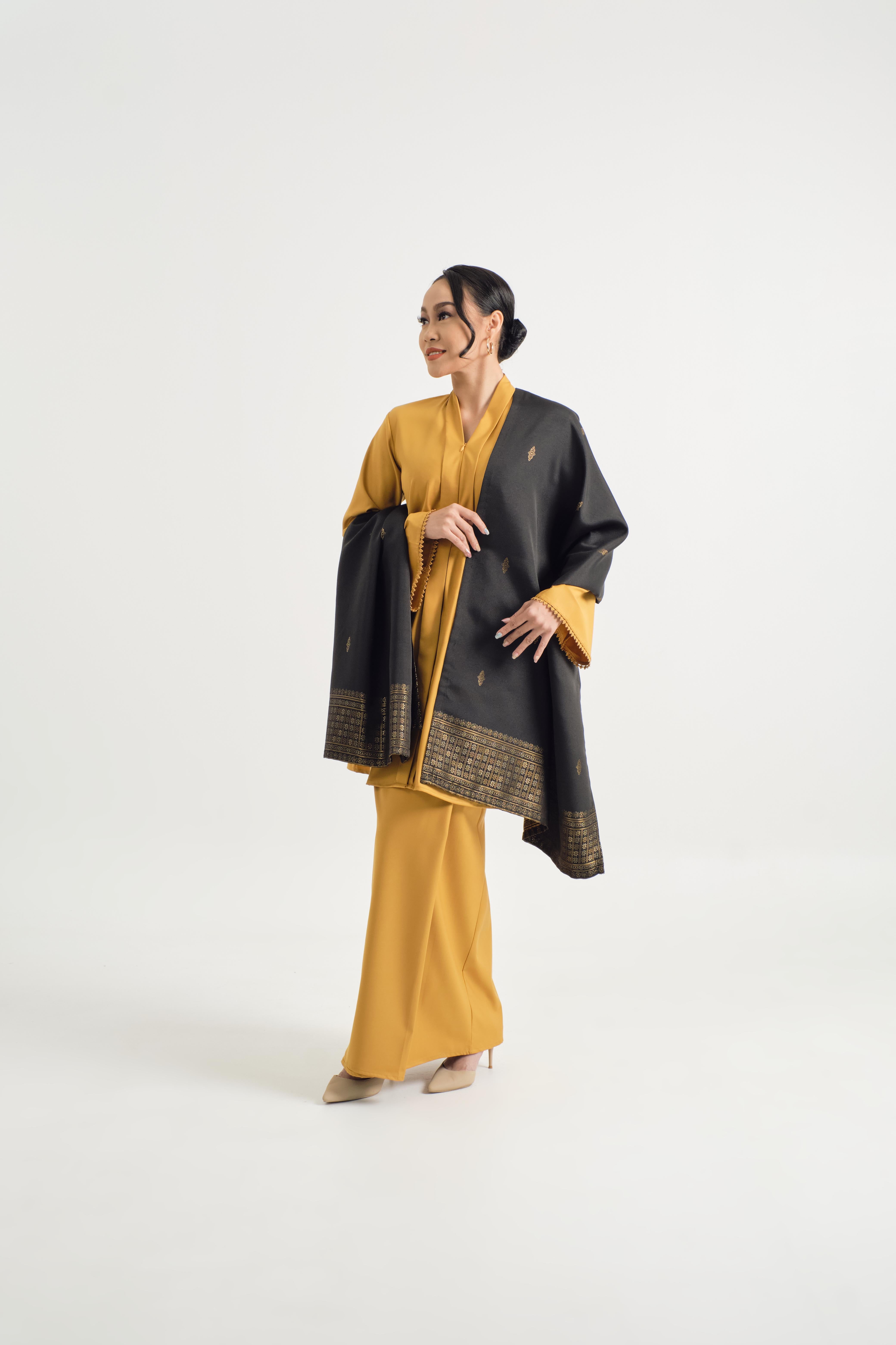 Patawali Baju Kebaya - Mustard Yellow