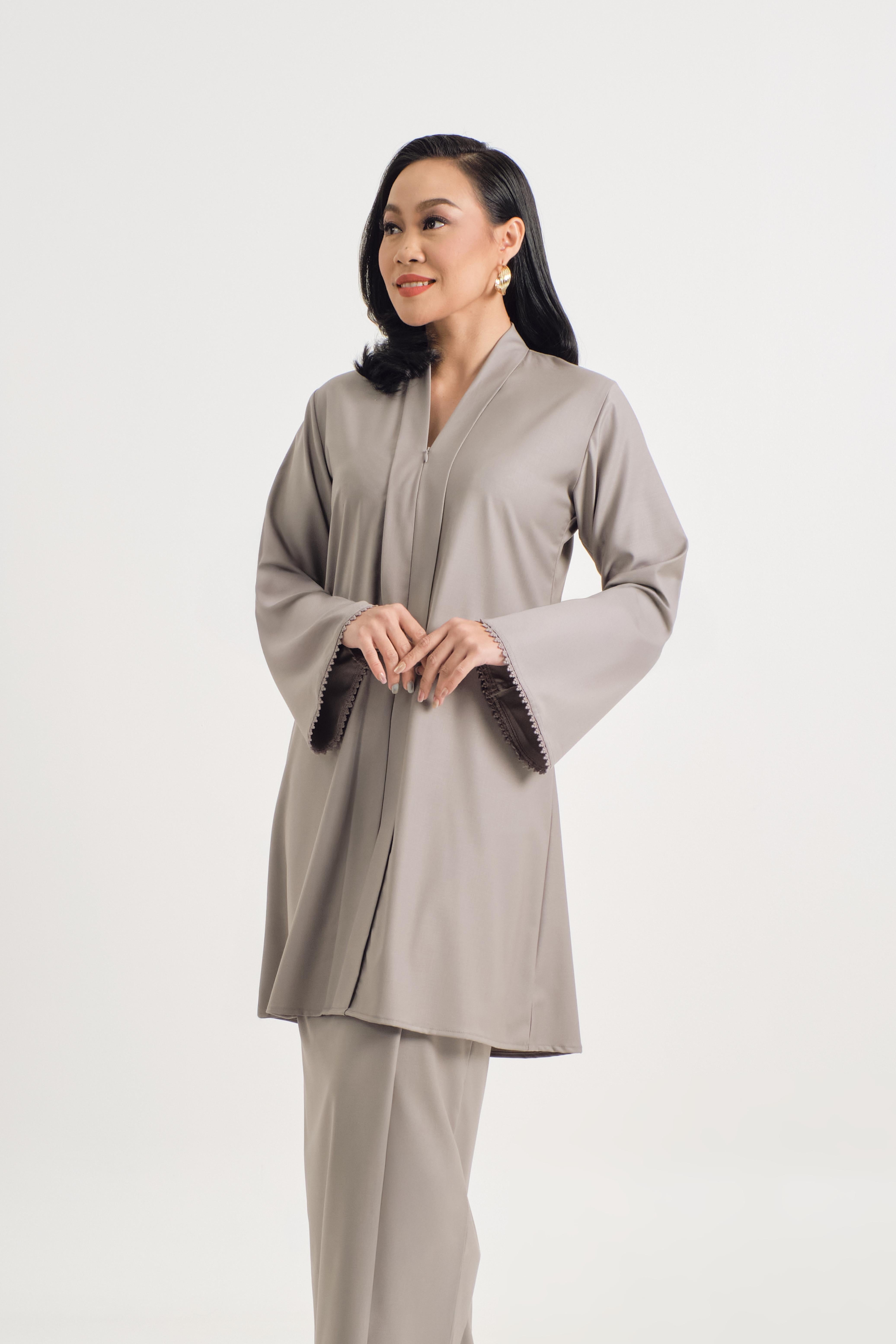 Patawali Baju Kebaya - Muted Grey