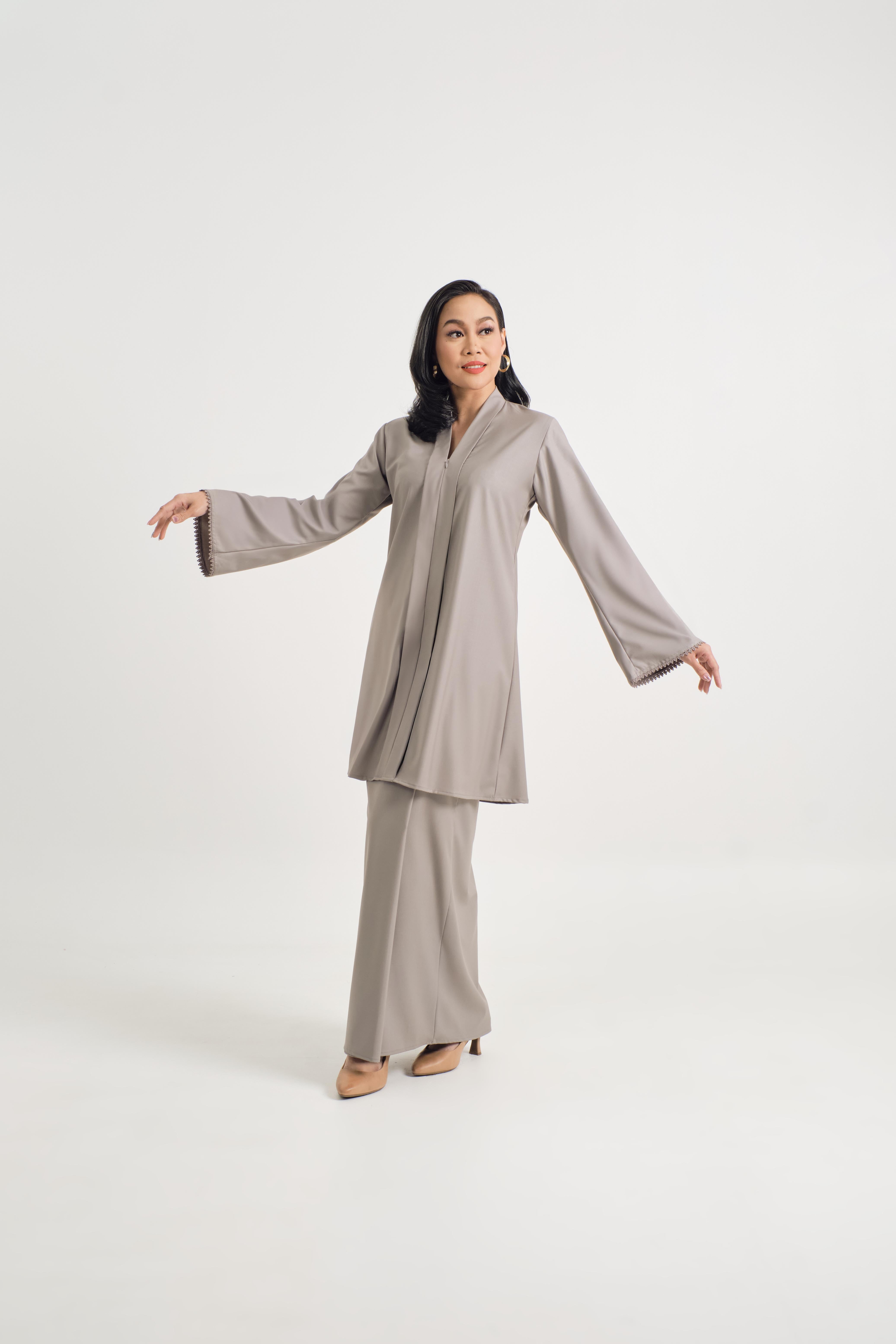 Patawali Baju Kebaya - Muted Grey