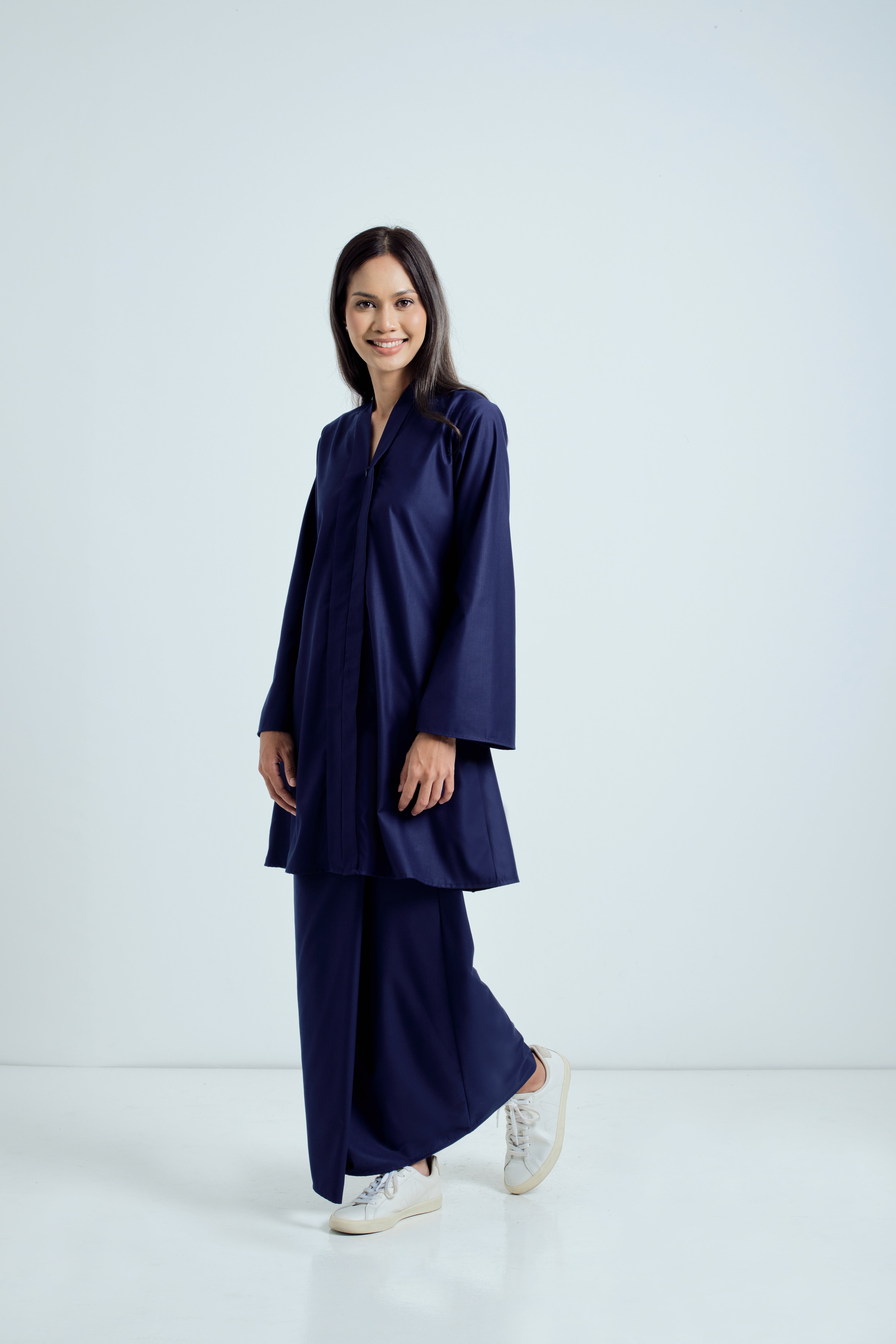 Patawali Baju Kebaya - Navy Blue – KHATAM