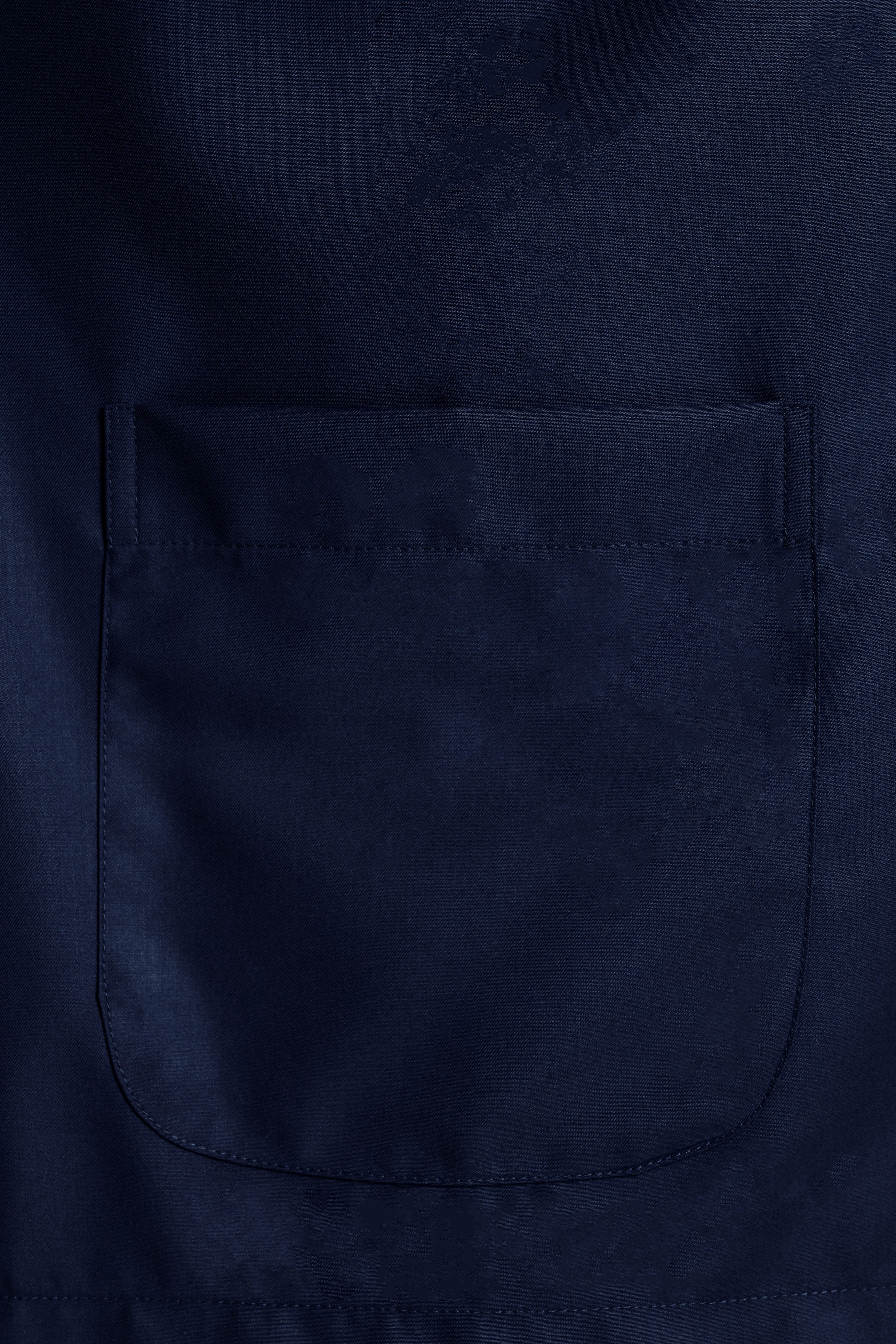 Patawali Modern Fit Baju Melayu Teluk Belanga - Navy Blue