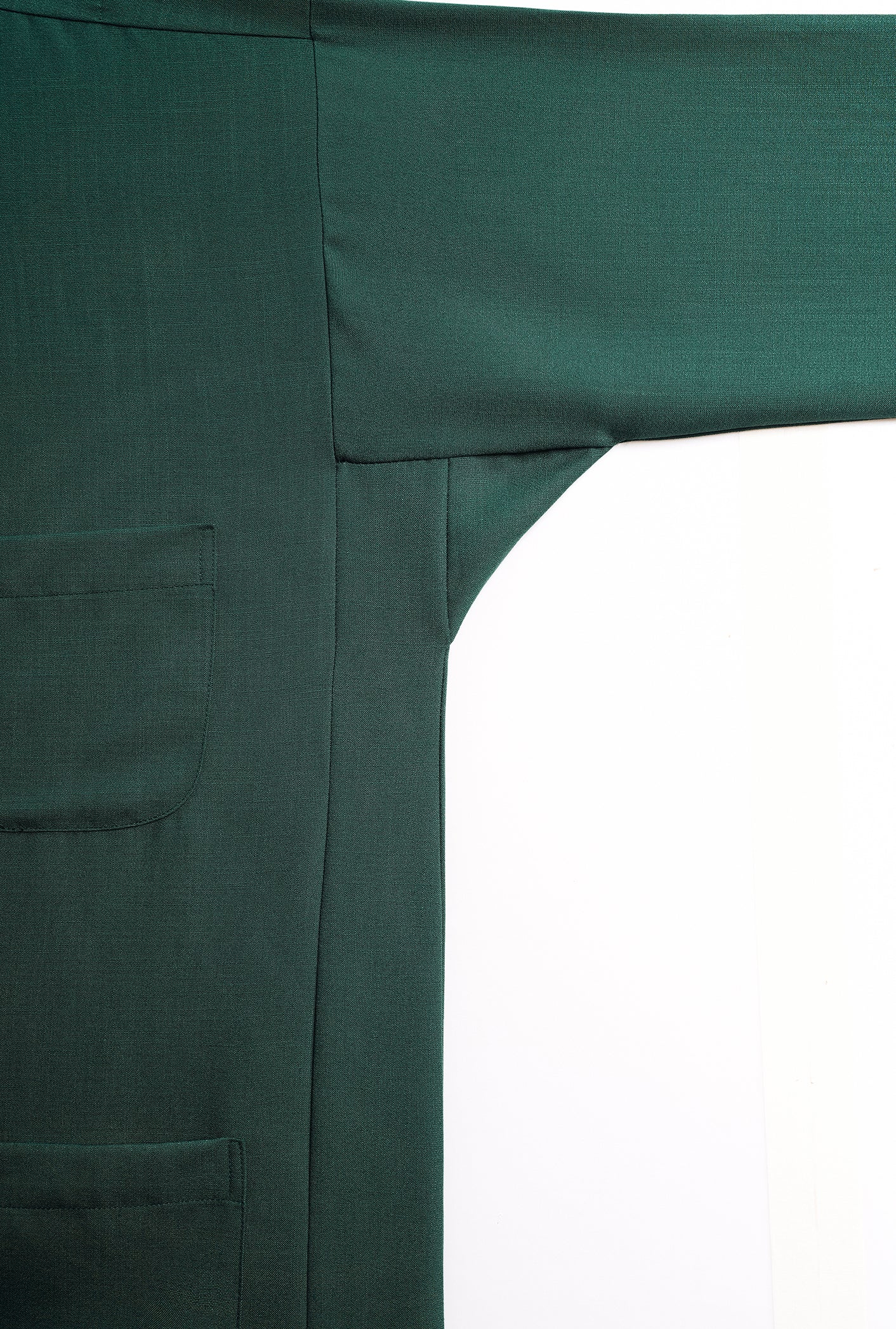 OG' Series Baju Melayu Teluk Belanga Klasik Seluar Ikat - Hijau Zamrud