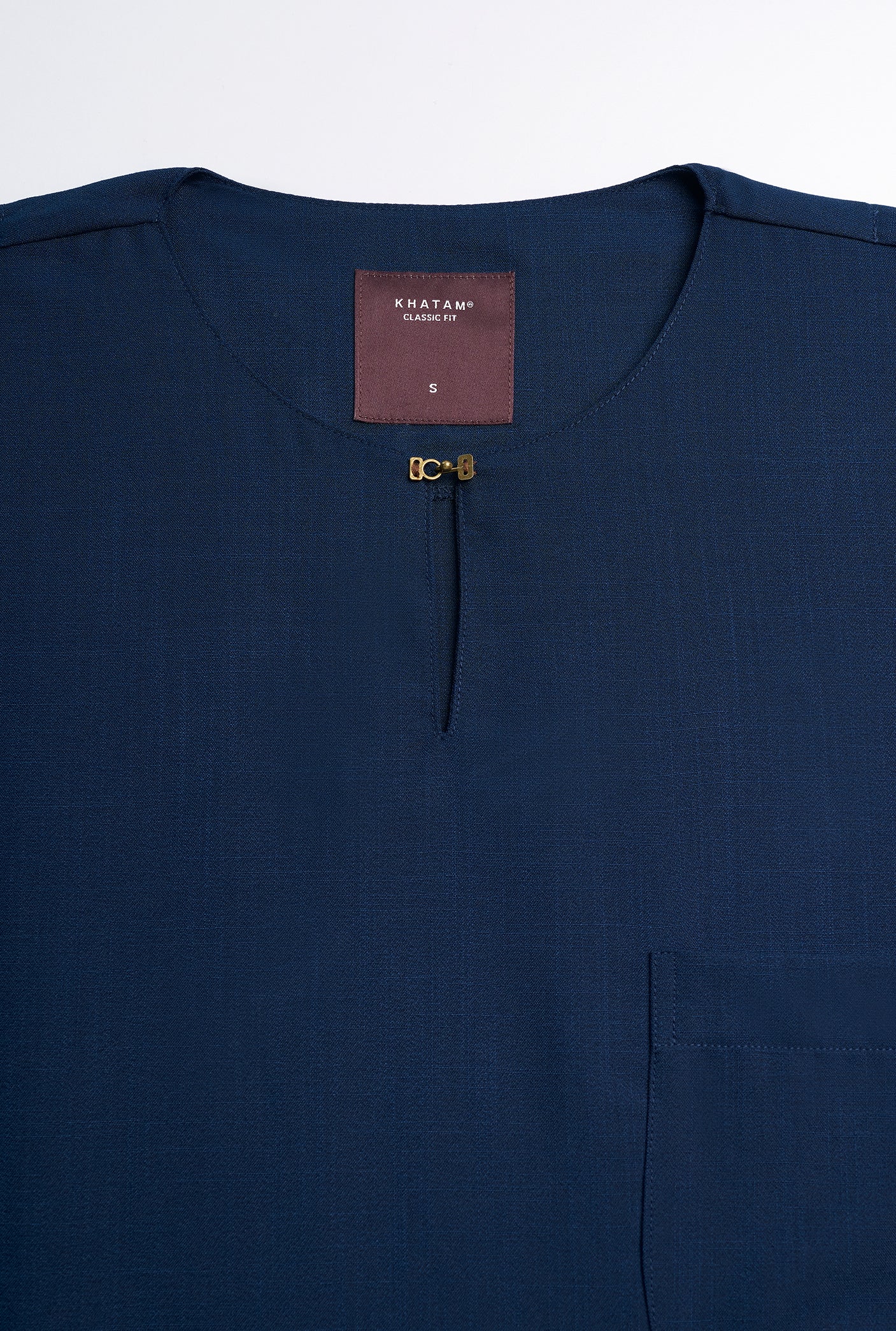 OG' Series Baju Melayu Teluk Belanga Klasik Seluar Moden - Biru Gelap