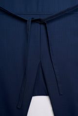 OG' Series Baju Melayu Teluk Belanga Klasik Seluar Ikat - Biru Gelap