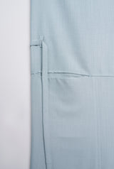 OG' Series Baju Melayu Teluk Belanga Klasik Seluar Ikat - Biru Muda