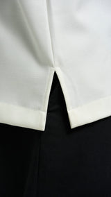 Tasor Loose Fit Short Sleeve Shirt - Off White