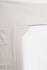 OG' Series Baju Melayu Teluk Belanga Klasik Seluar Ikat - Putih Gading