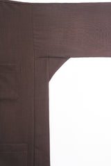 OG' Series Baju Melayu Teluk Belanga Klasik Seluar Ikat - Perang Tua