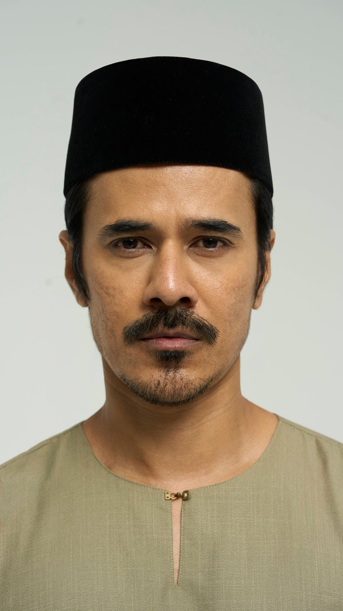 OG' Series Baju Melayu Teluk Belanga Klasik Seluar Moden - Hijau Lumut