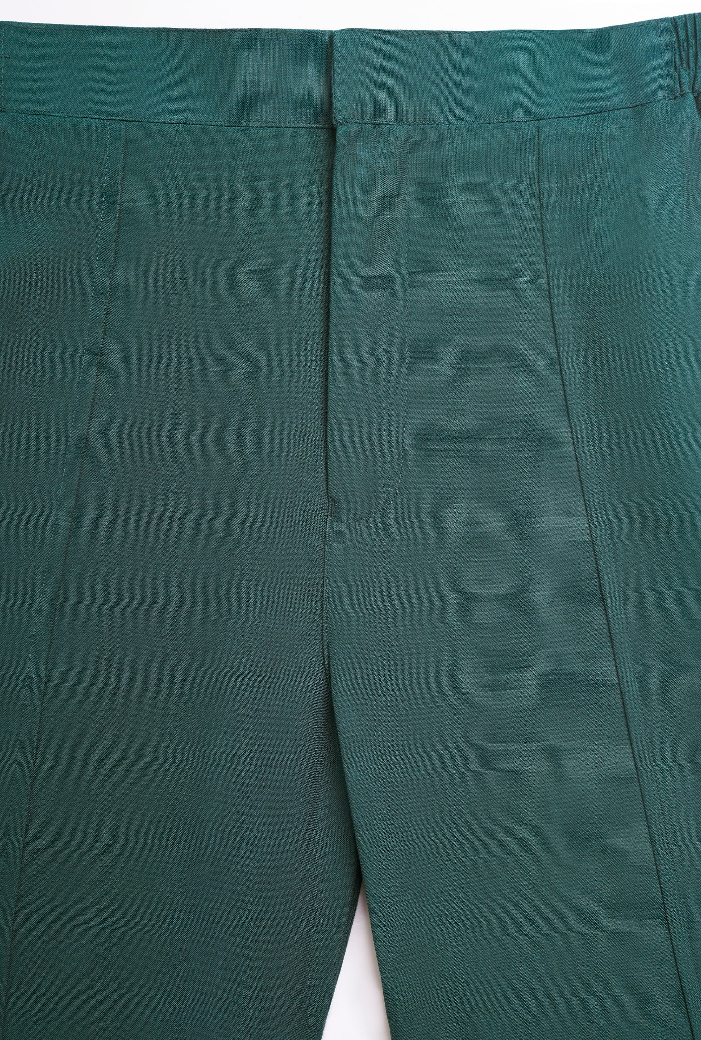 OG' Series Baju Melayu Teluk Belanga Klasik Seluar Moden - Hijau Zamrud