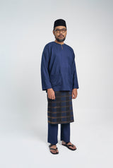 Samping Lajur Cengkih - Emas Biru