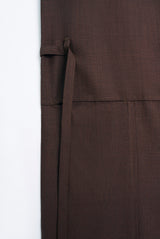 OG' Series Baju Melayu Teluk Belanga Klasik Seluar Ikat - Perang Tua