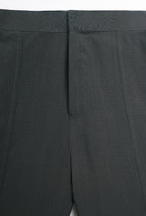 OG' Series Baju Melayu Teluk Belanga Klasik Seluar Moden - Hijau Arang