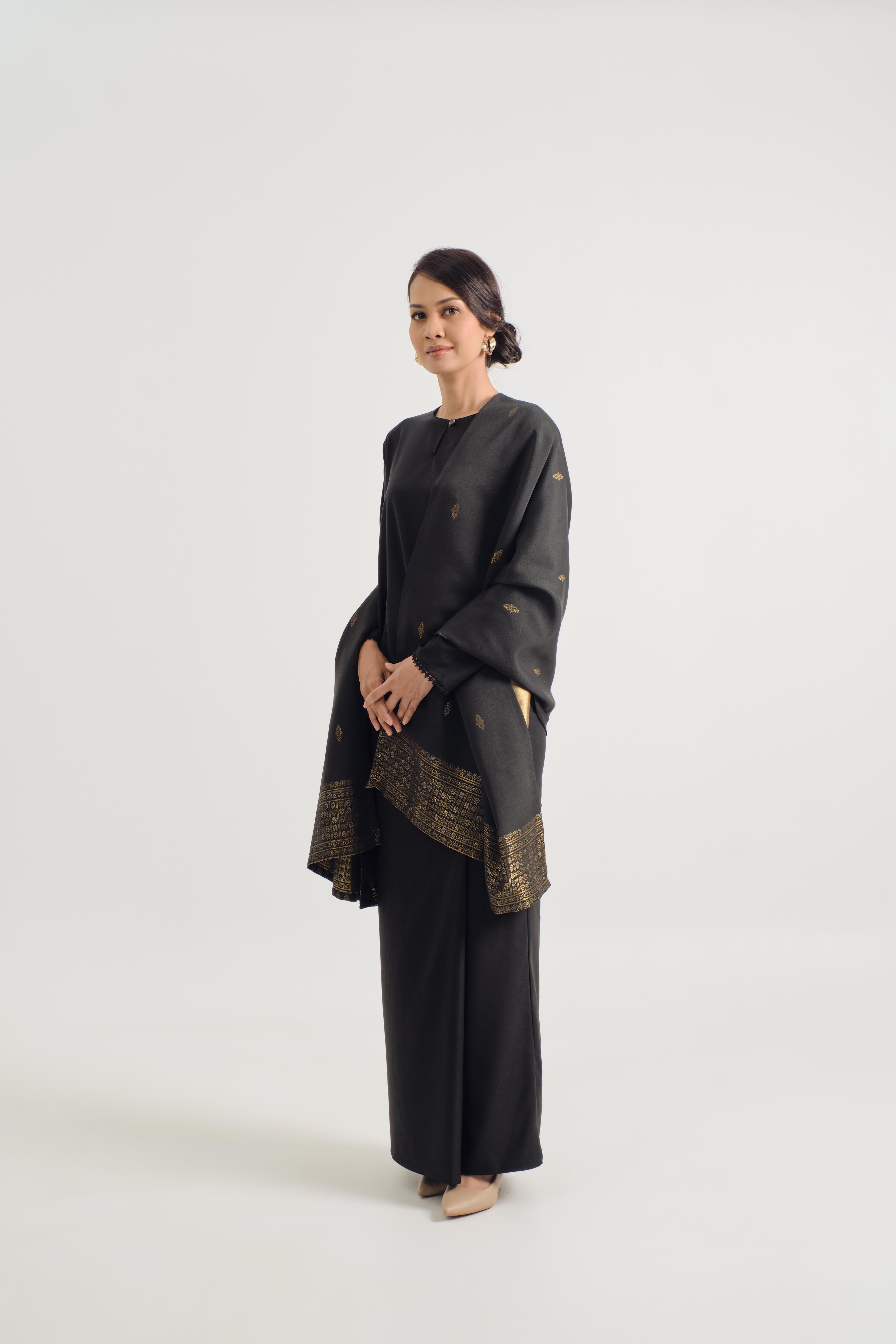 Patawali Baju Kurung - Opal Black