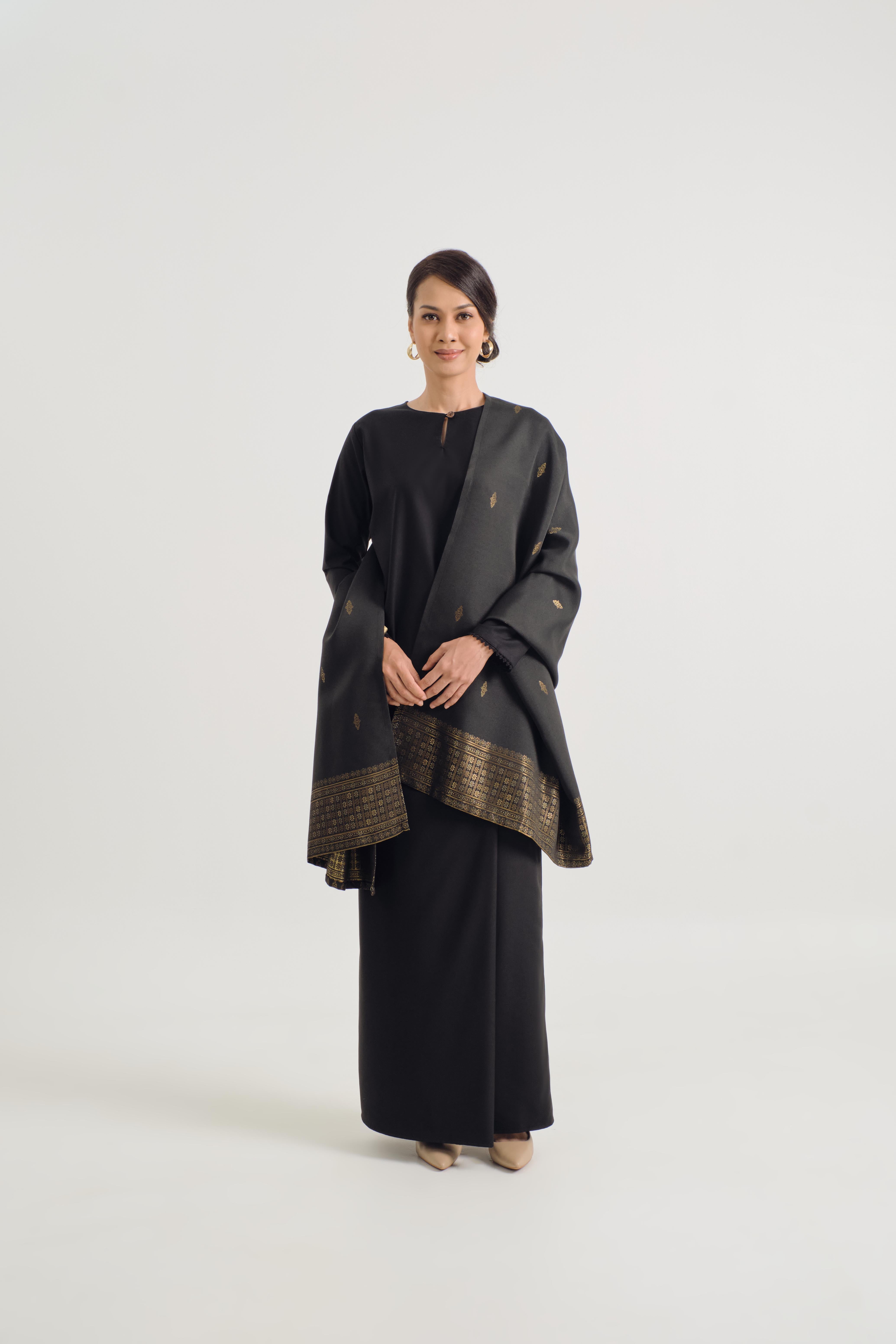 Patawali Baju Kurung - Opal Black