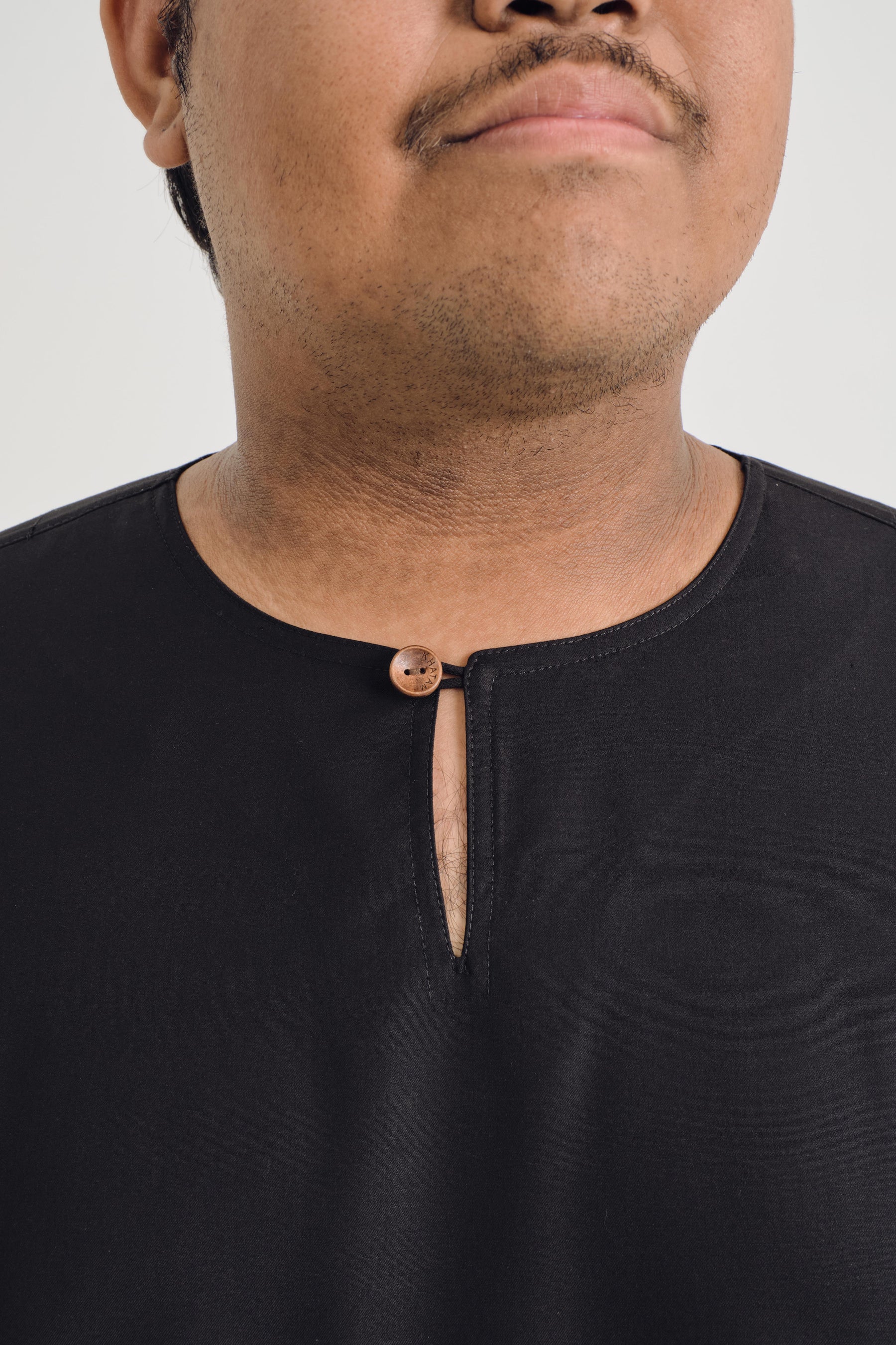 Patawali Modern Fit Baju Melayu Teluk Belanga - Opal Black