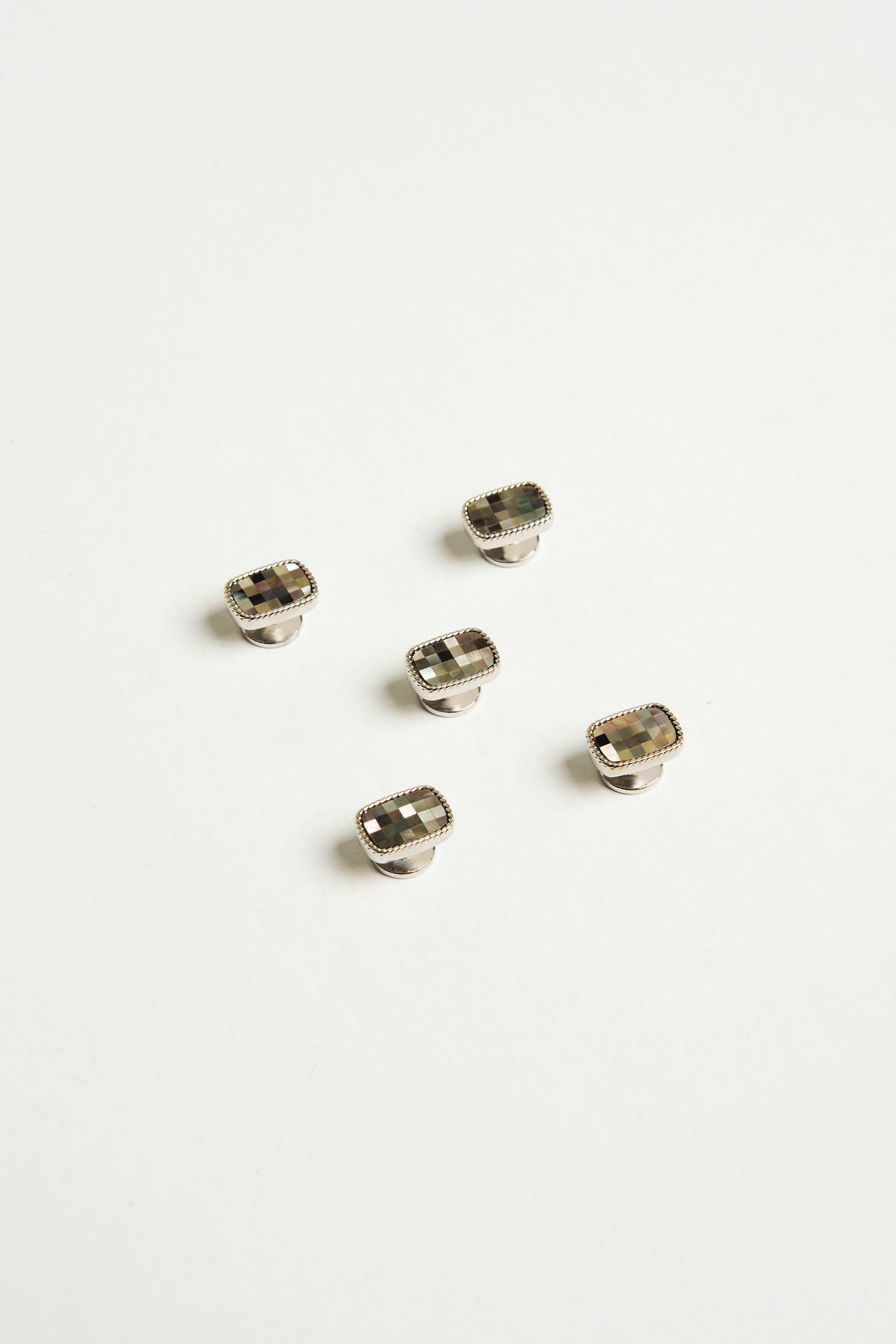 Butang Baju Melayu Pakulima - Checkered Graphite