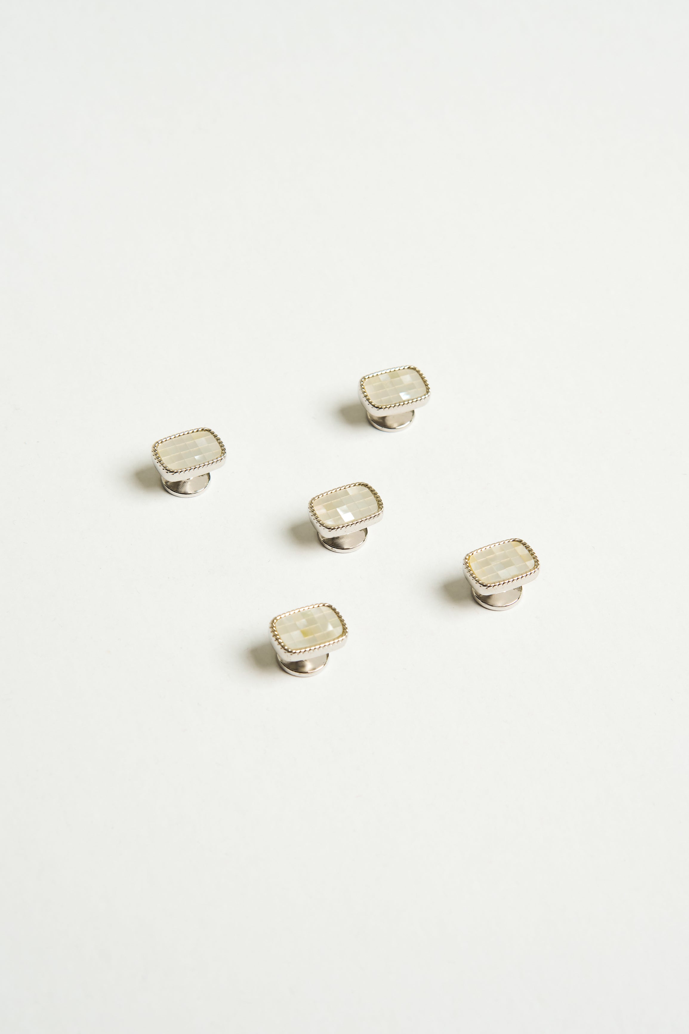 Butang Baju Melayu Pakulima - Checkered Pearl